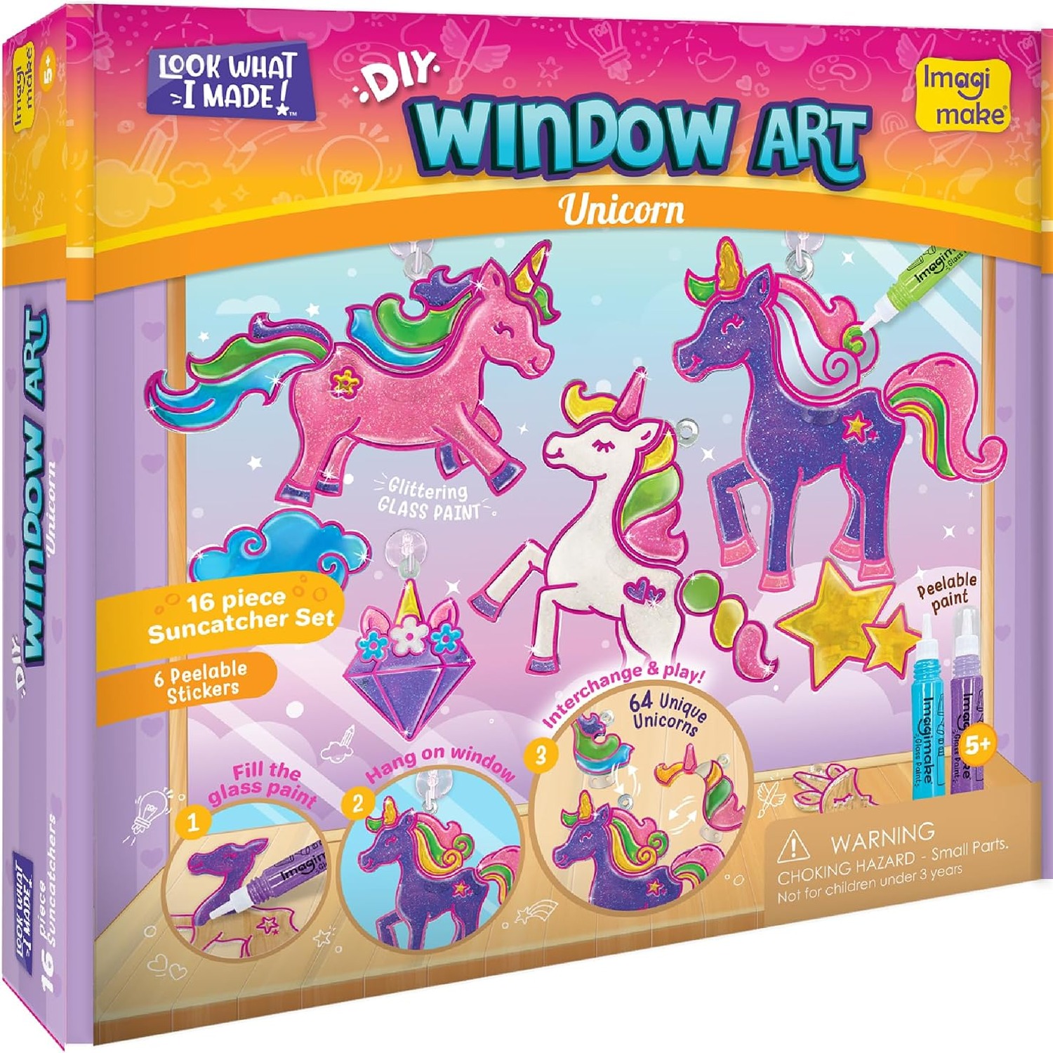 Window Art Unicorn Suncatcher Craft Kit: image 7