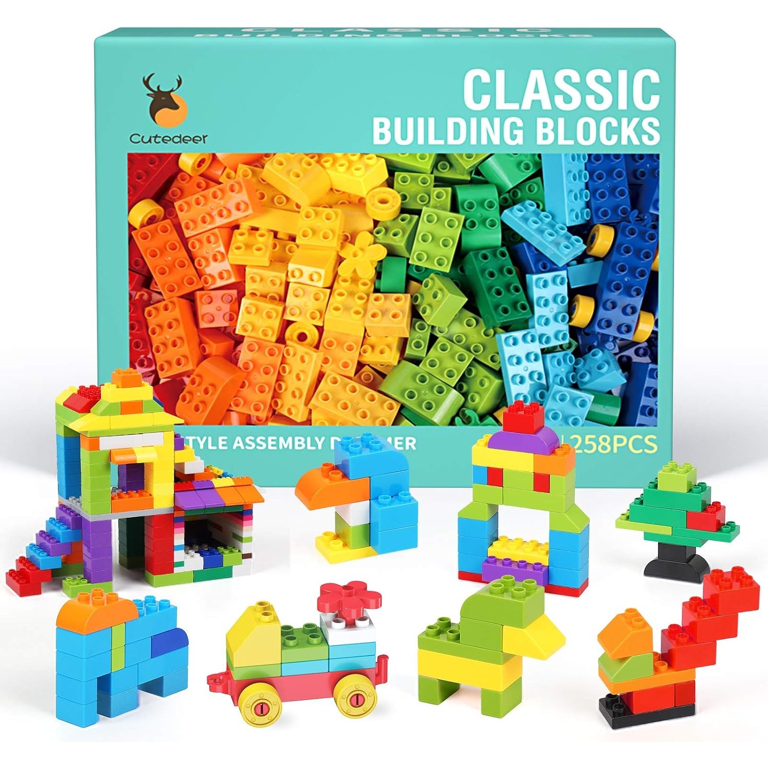 258-Piece Big Building Blocks Set
