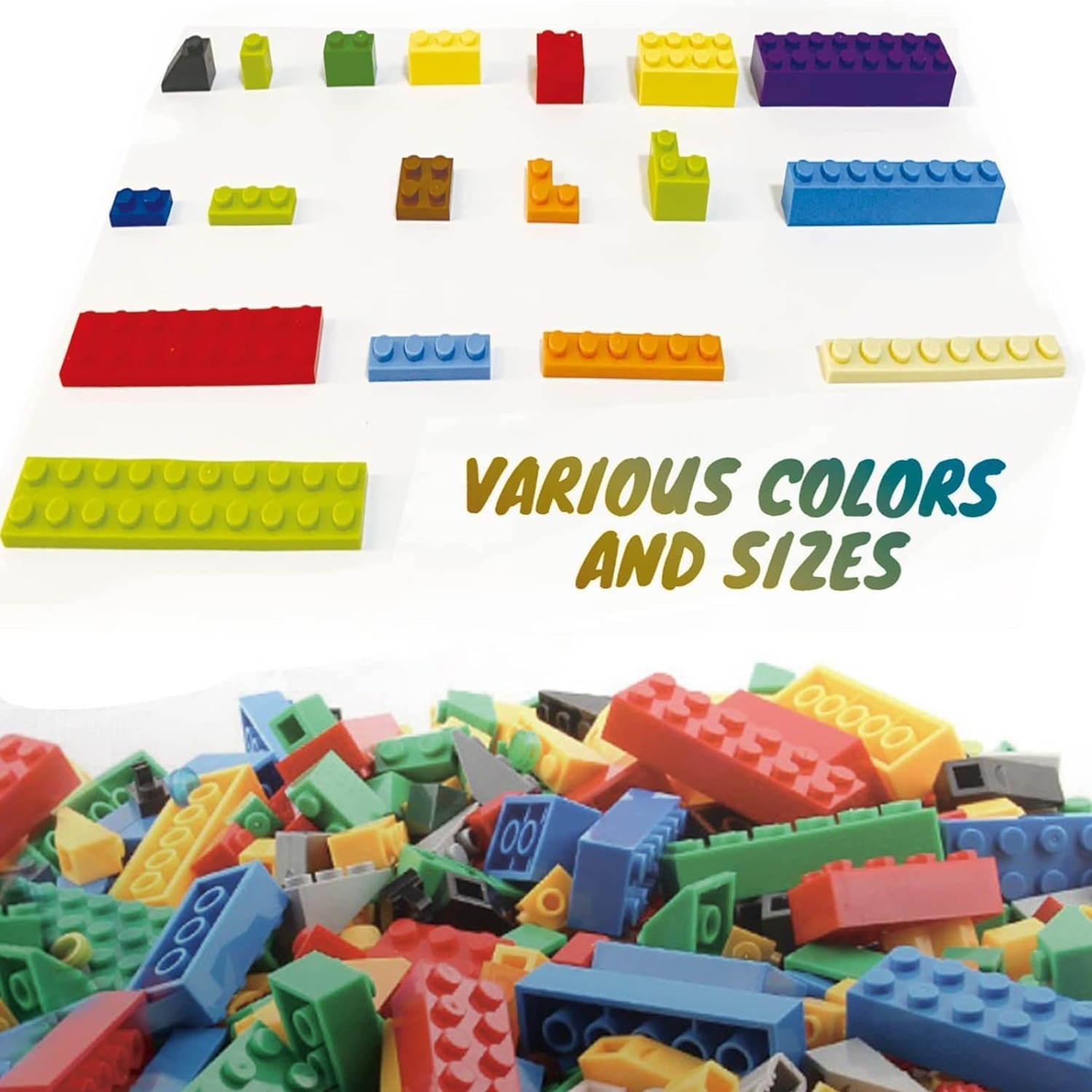 Classic Building Bricks 1500 Piece Set