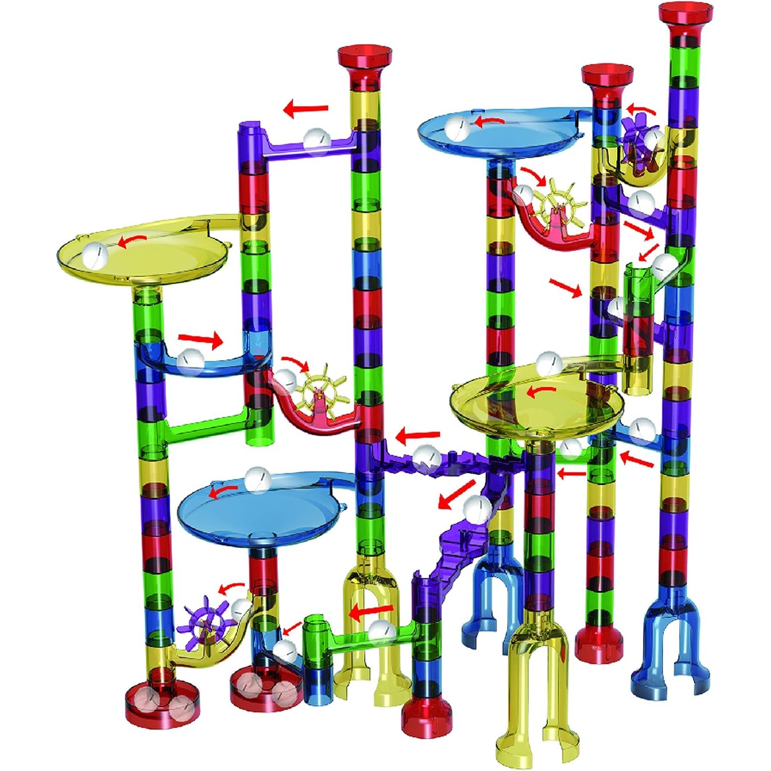 162 Piece Marble Run Construction Set