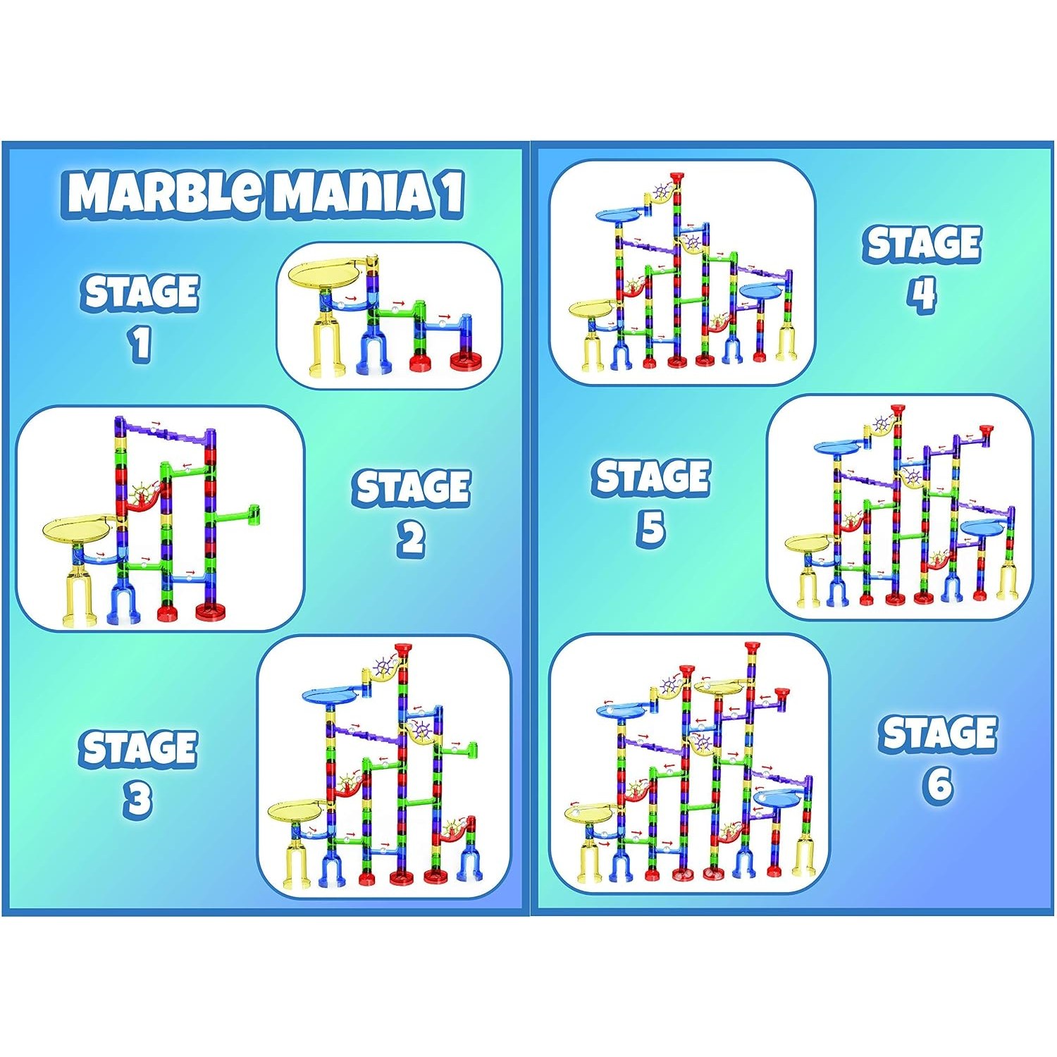 162 Piece Marble Run Construction Set: image 9