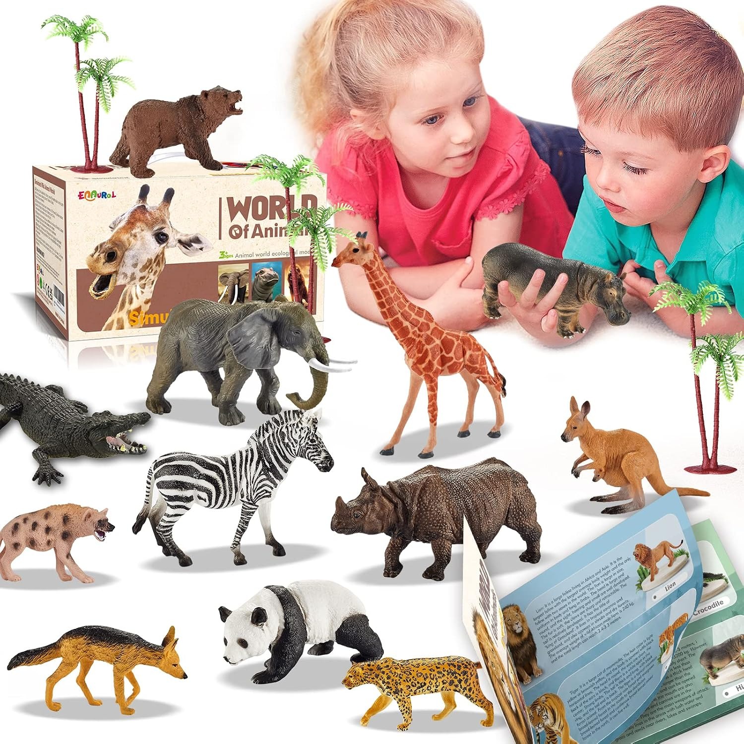 Safari Animal Playset 31 Piece Figure Set