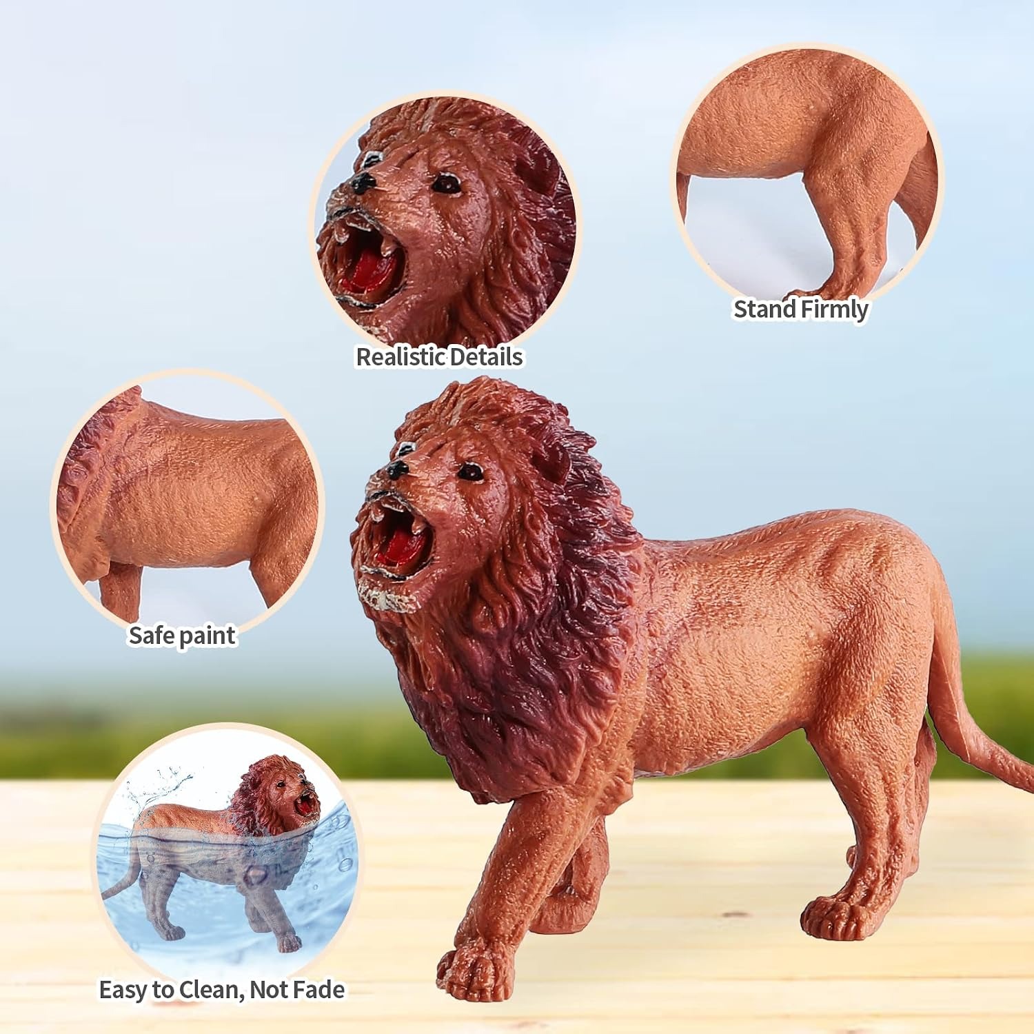 Safari Animal Playset 31 Piece Figure Set: image 4