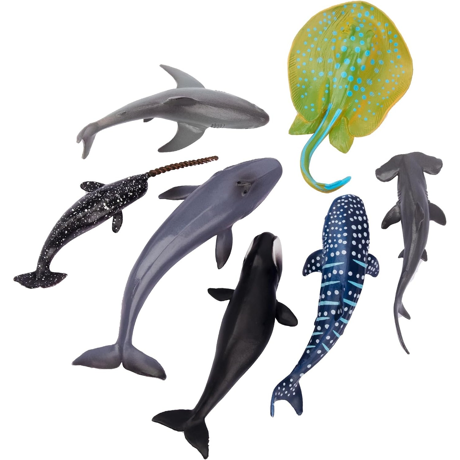 Sea Animal Figures 24 Piece Mini Ocean Creature Set