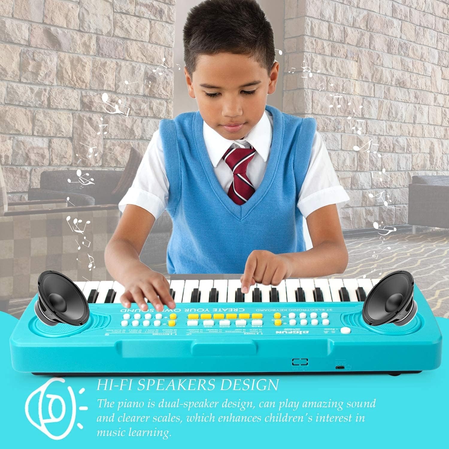 37-Key Kids Keyboard Piano