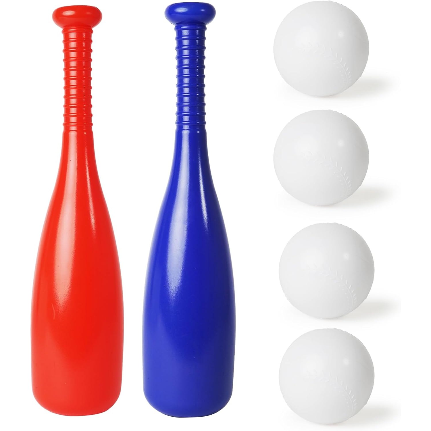 6-Piece Kids Baseball Set with 2 Bats and 4 Balls