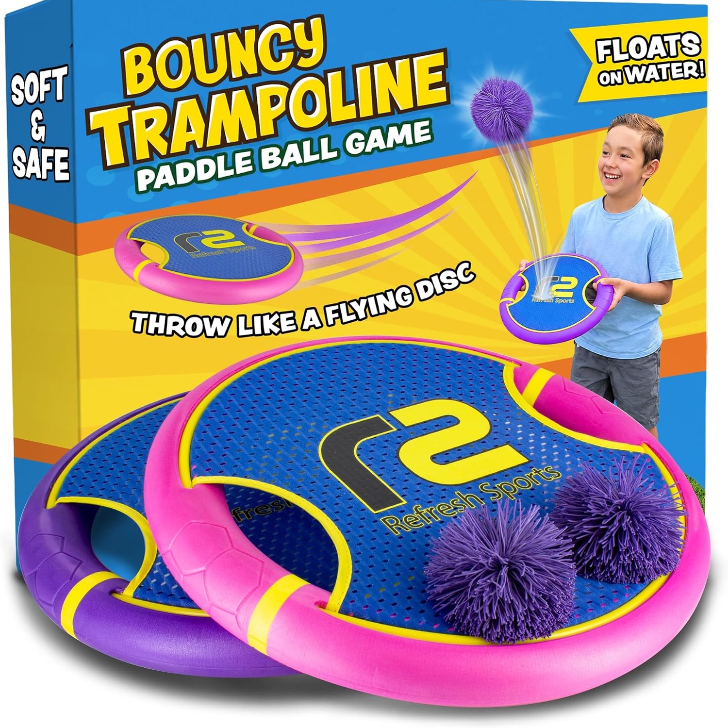 Paddle Catch Ball Game Set
