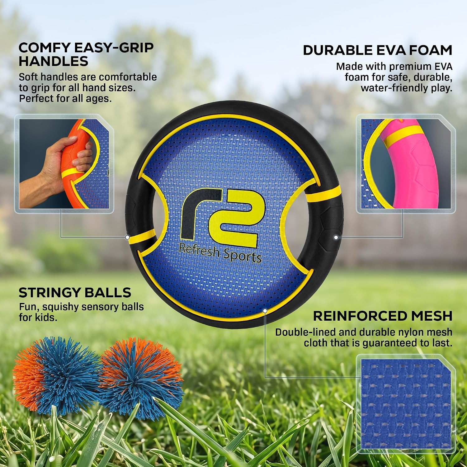 Paddle Catch Ball Game Set