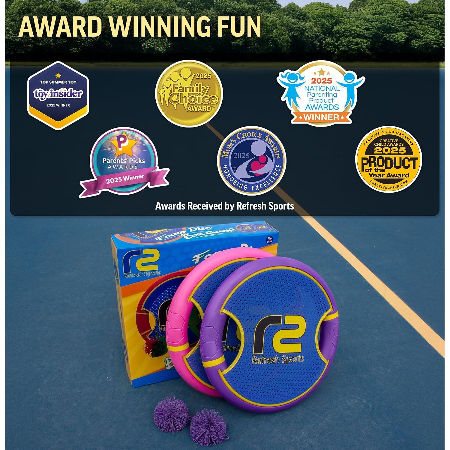 Paddle Catch Ball Game Set