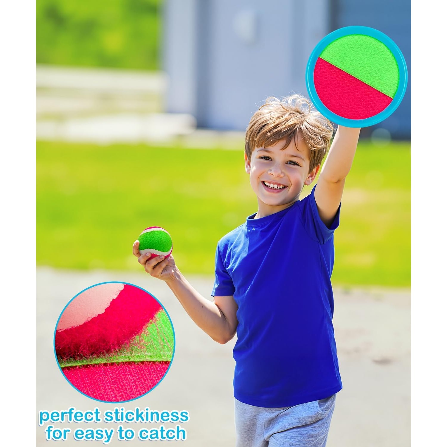 Toss and Catch Game Set with 4 Paddles and 4 Balls: image 8