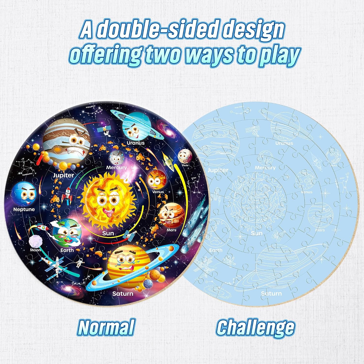 Solar System Floor Puzzle 70 Pieces