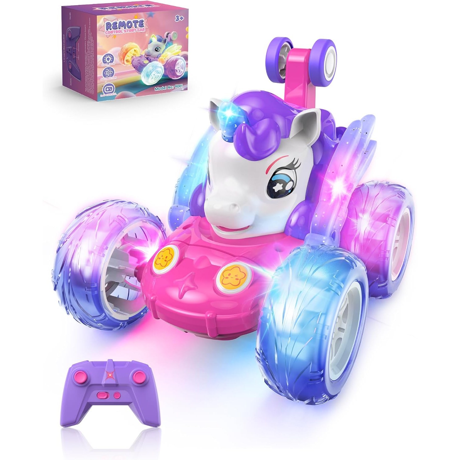 Remote Control Unicorn Stunt Car