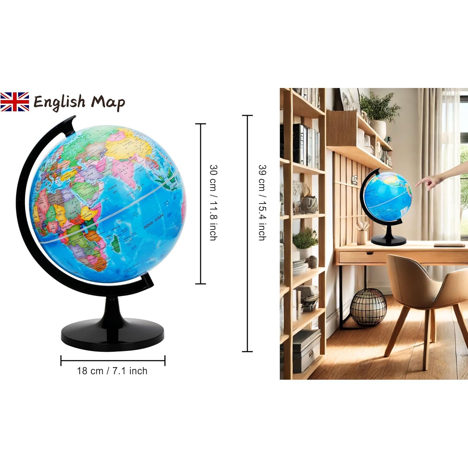 30cm DIY World Globe: image 2