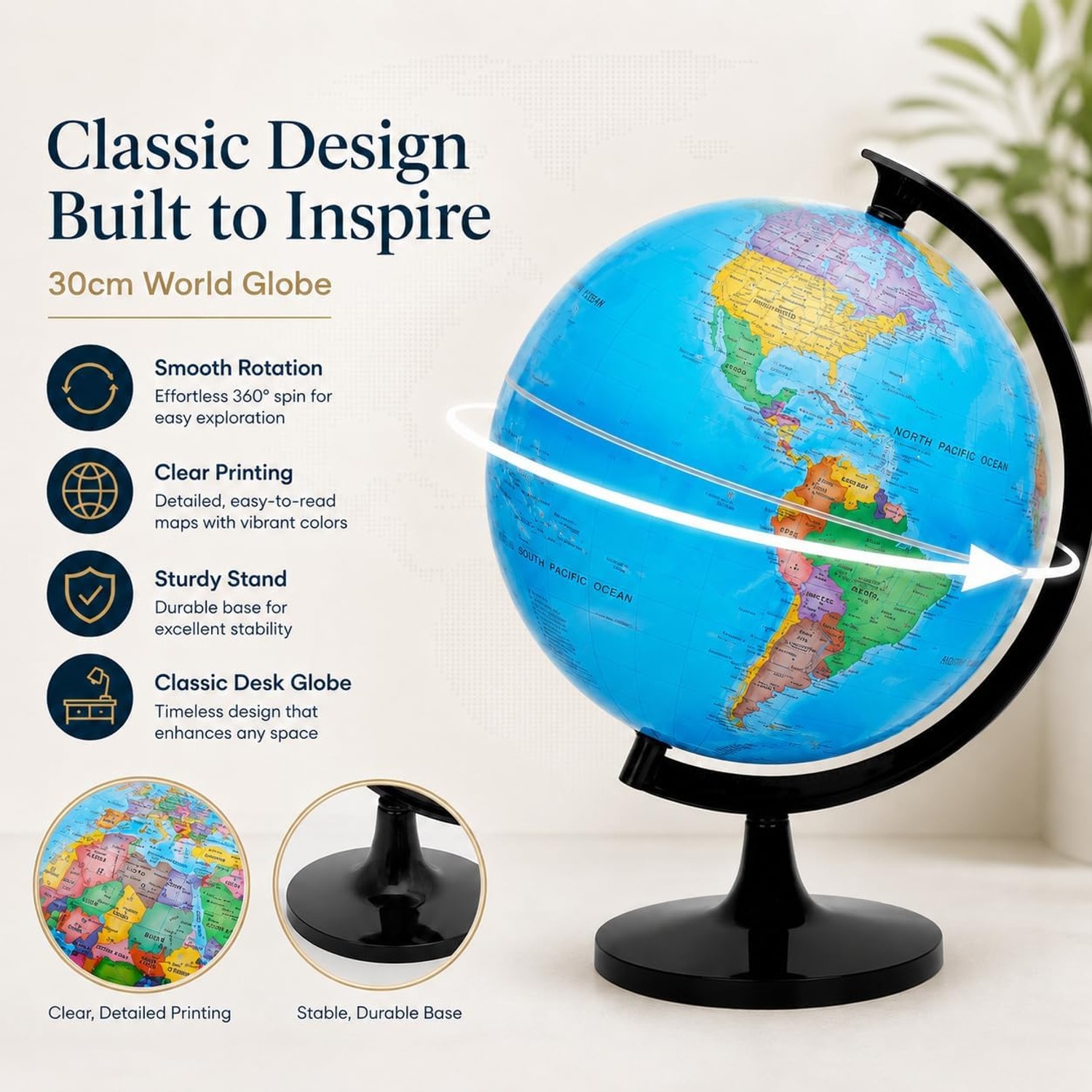 30cm DIY World Globe: image 5