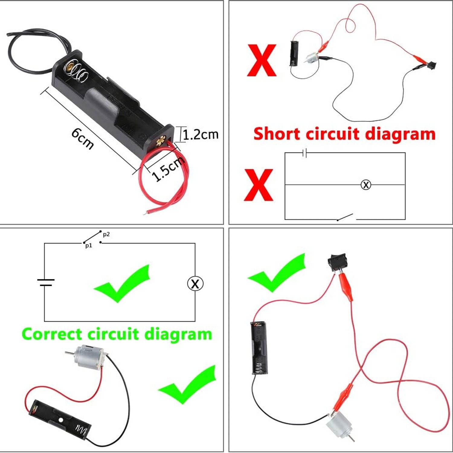 Electric Circuit Motor Kit for Kids