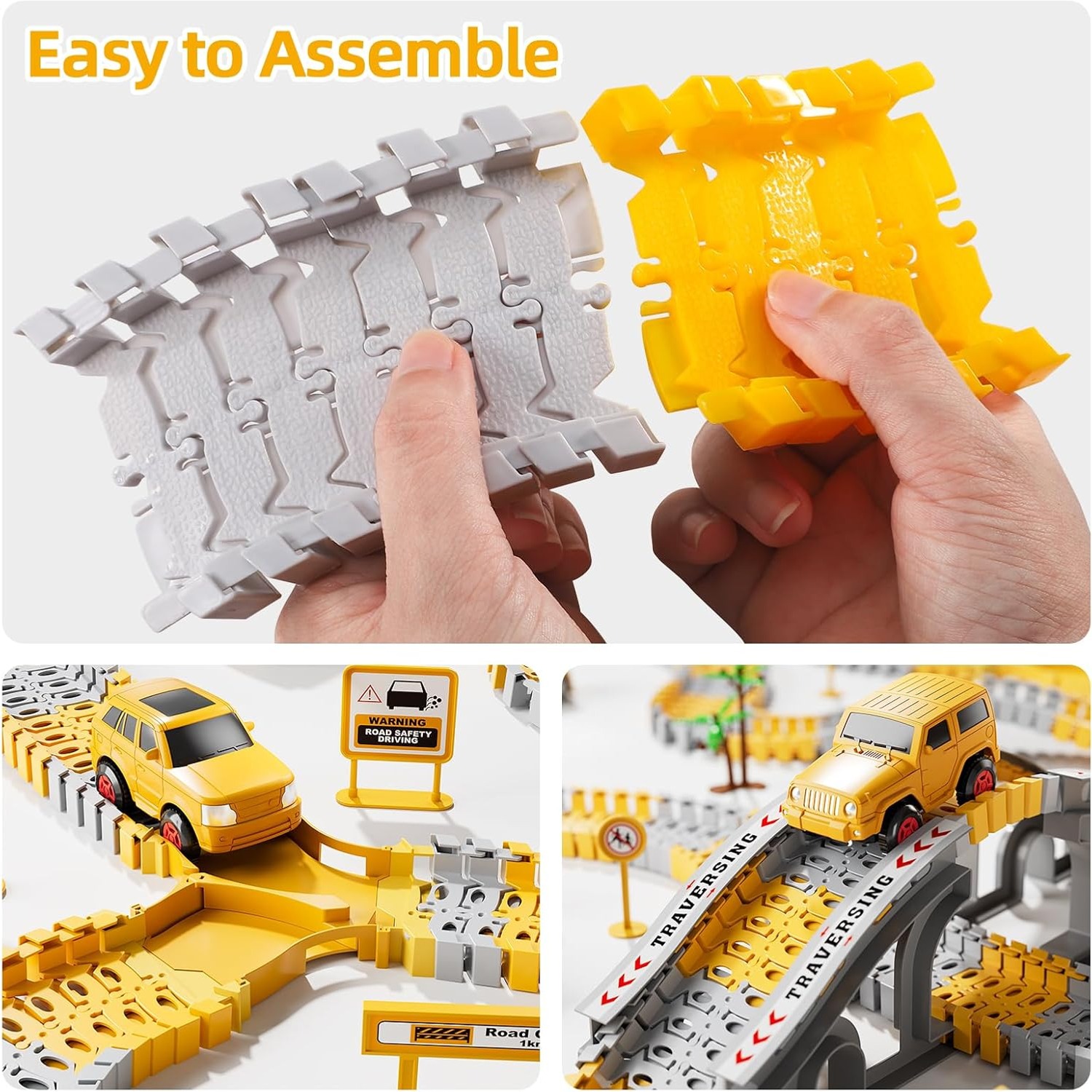 Construction Kingdom 236 Piece Race Track Set