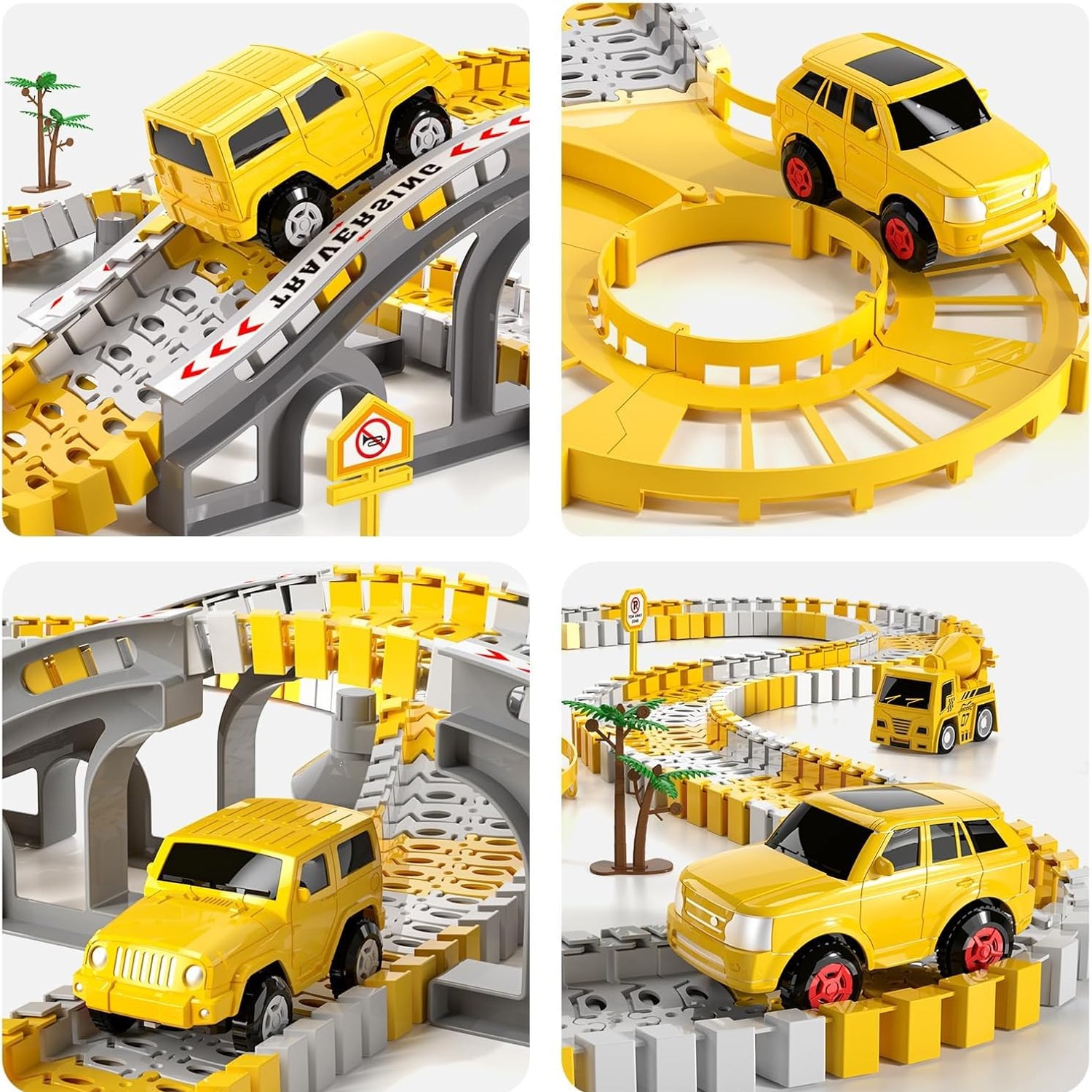 Construction Kingdom 236 Piece Race Track Set