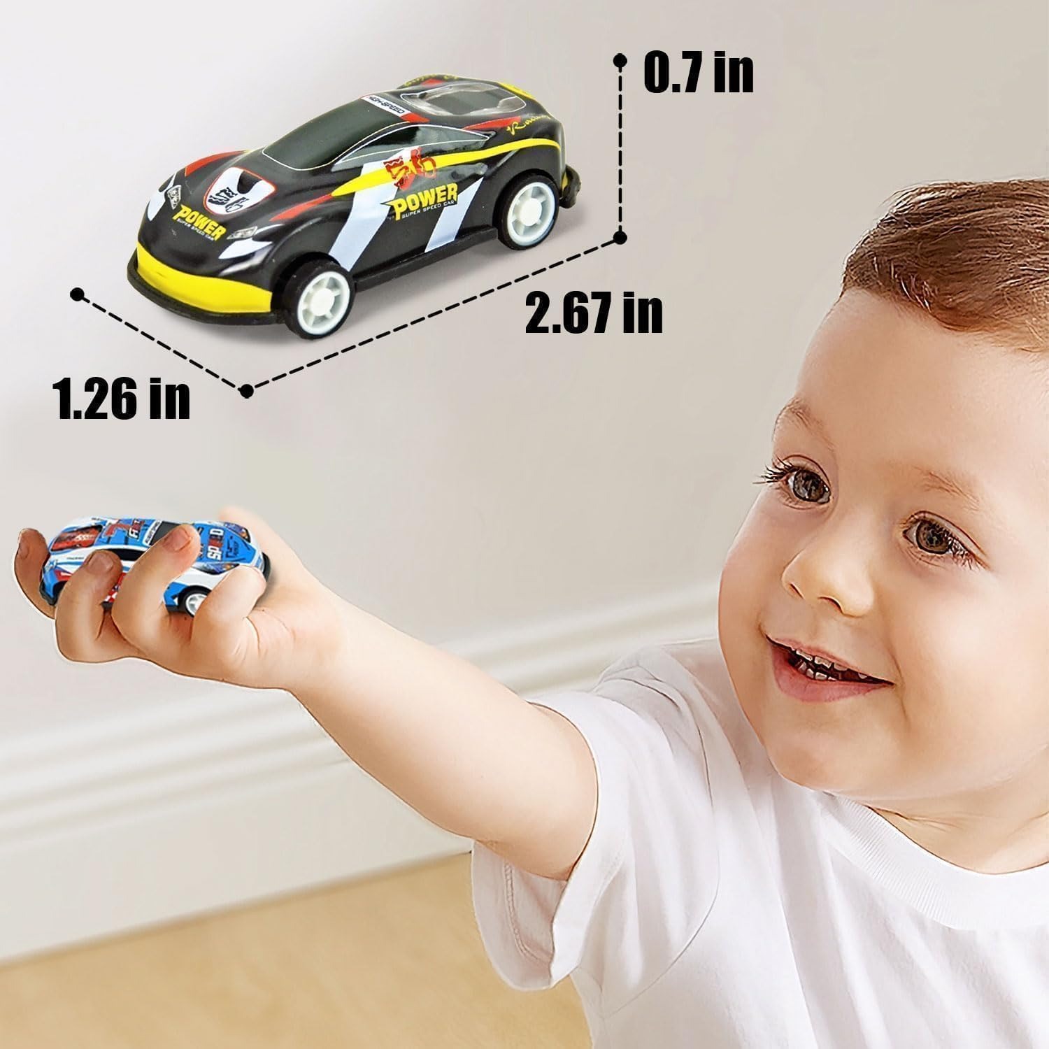 30-Pack Mini Pull Back Race Cars