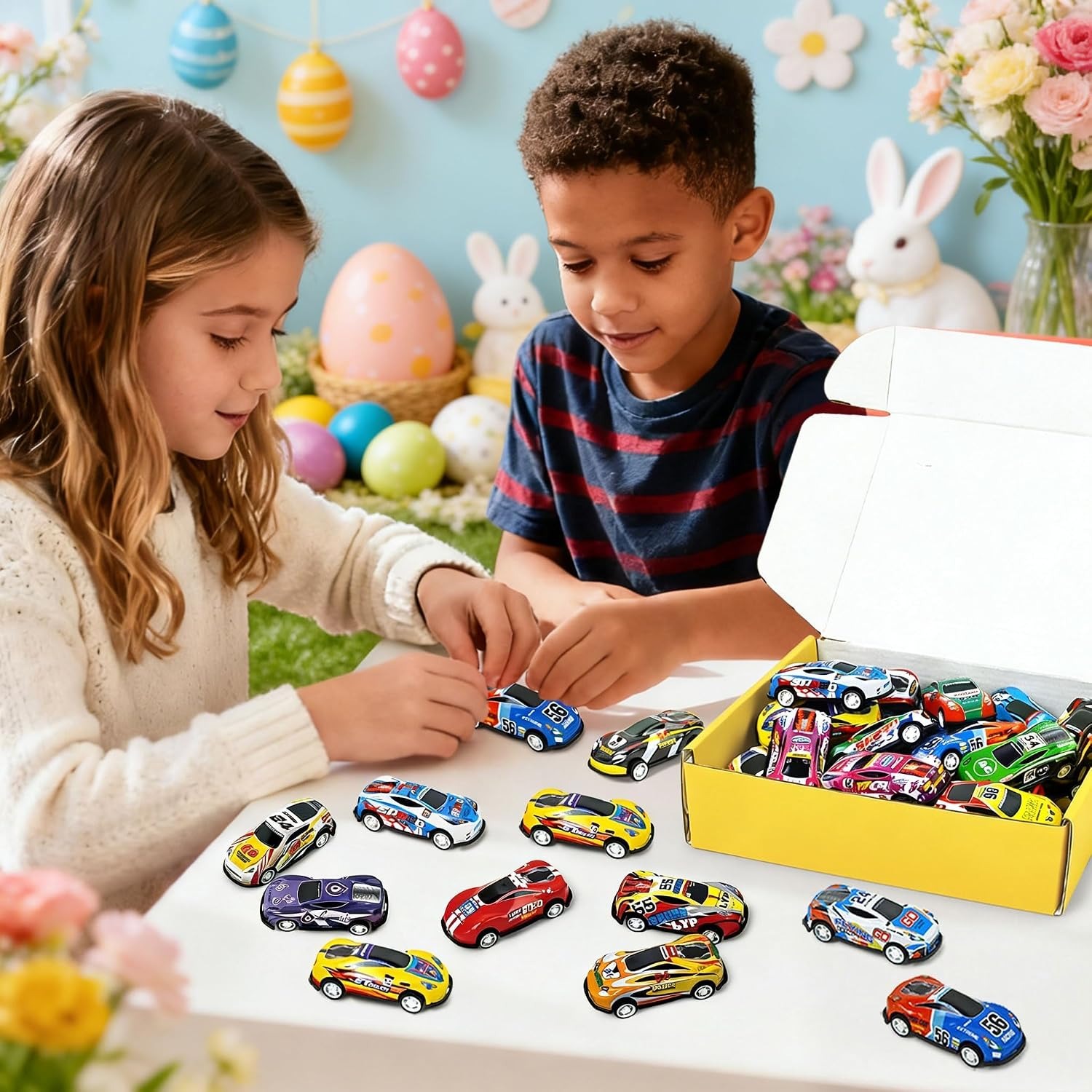 30-Pack Mini Pull Back Race Cars